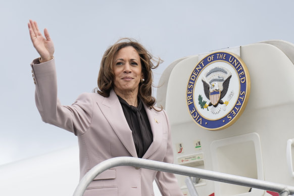 Democratic presidential nominee vice president Kamala Harris.