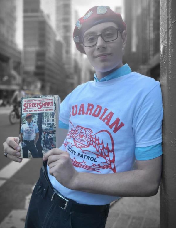 Anthony Sliwa, the son of Curtis Sliwa, is trained in martial arts and was raised to be a Guardian Angel from a young age.